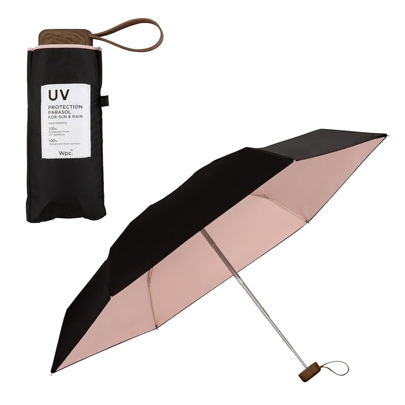 

[2025]Wpc. parasol Blackout inside color tiny black folding umbrella commute Commuting to school trip fashionable cute woman ladies 801-12973-102