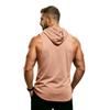 Men's Sleeveless Hoodie Muscle Fit Gym Tank Top Breathable Quick Dry Workout Vest for Fitness Training