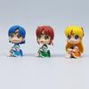 Figura Anime Sailor Moon 7cm Tsukino Usagi/Chibiusa/Kino Makoto Action Figure Sailor Marte Giove Mercurio Venere Statuetta Giocattolo per Bambini