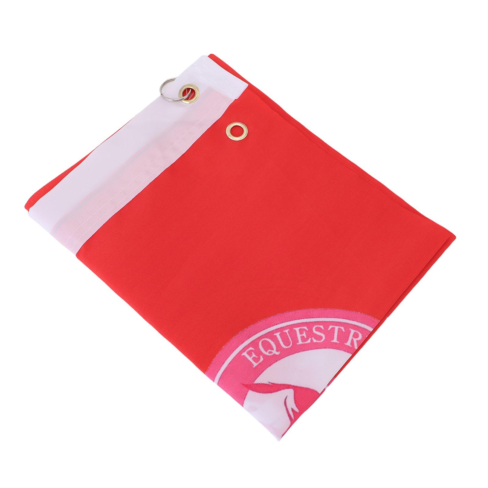 

2pcs Horse Training Flags Referee Flags Lightweight Equestrian Competition Outdoor Training Signal Flags червоний