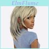 Afro 16" Retro 70s Wig Heat Resistant Layered Curls In Vegas Goldgolden Poppy Vintage Beige Synthetic Hairpiece