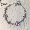 Non-fading Bracelet Women Shiny Rhinestones Inlaid Flower Comfortable Wear Shape