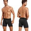 4pcs Front Open Mens Boxer Shorts Sexy Men's Panties Brand Men Underpants Breathable Underwear for Man Soft Elasticity Homme Trunks Boxers