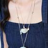 Elegant Conch Shell Chokers Necklace Natural Materials Adjustable Closure Beach Vacation Jewelry for Everyday Wear