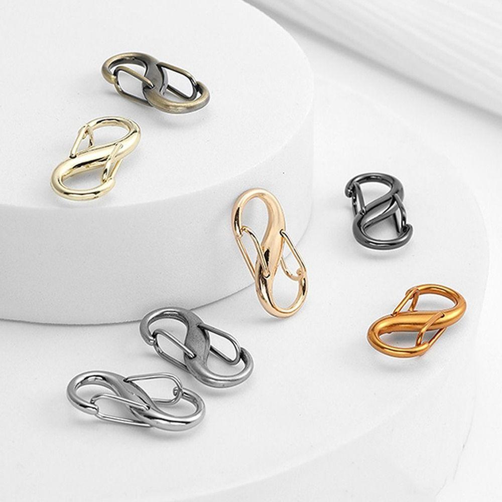 Zinc Zinc Alloy Bag Adjustable Buckle Bag Extension Buckle Chain Length Adjusting Buckle  Bag Accessories