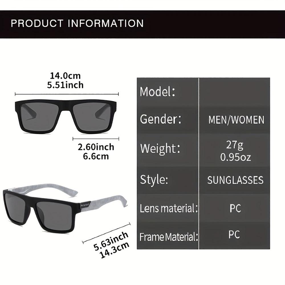 1/2pcs Fashion Sports Glasses for Men UV Protection Driving Bicycle Fishing Lightweight Comfortable
