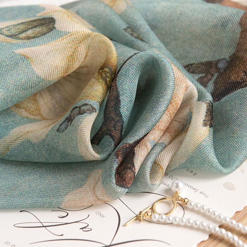 100% Mulberry Silk Scarf Premium Scarf