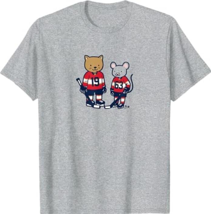 Matthew Tkachuk Brad Marchand Cat Rat Florida Hockey T-Shirt XXXL