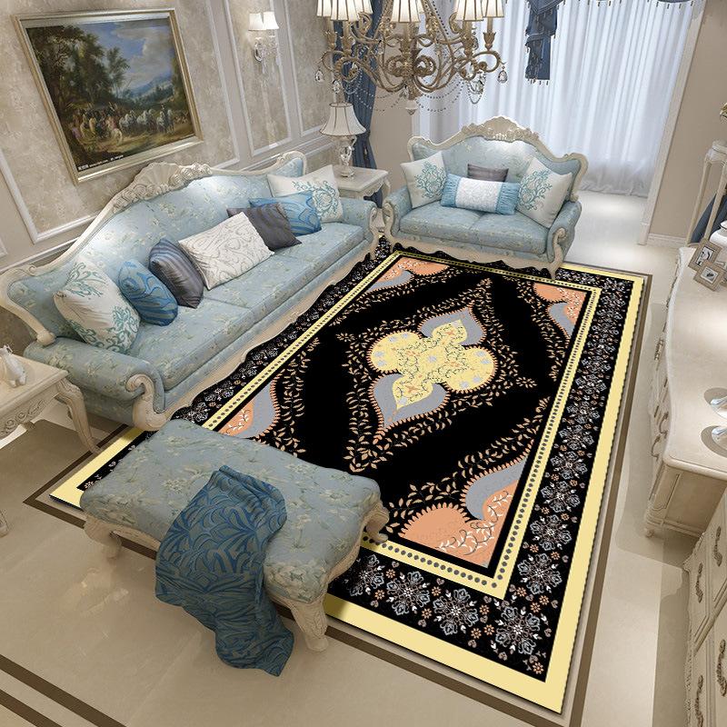 New Retro Persian Abstract Bedroom Living Room Carpet Bohemian Ethnic Style Coffee Table Sofa Carpet Bedside Carpet