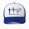 Christliches Gebet Jesus Druck Baseballkappe Unisex Damen Sommer Mode Lässig Netz Atmungsaktiv Truckerhut