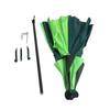 Fishing Umbrella Outdoor 2 Layer Rain Protection Universal Folding Sunshade Sunscreen Casual Green Color Matching 2meter