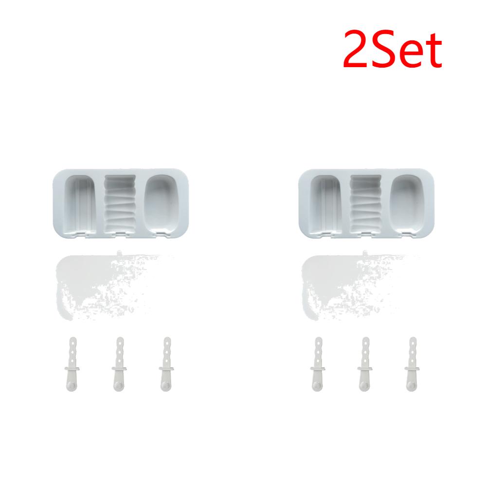 1-5er Set Stapelbare Eis am Stiel Form DIY Kombi Stapelbarer Eis am Stiel Maker Wiederverwendbare Eis am Stiel Form für Selbstgemachtes Eis