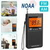 NOAA AM/FM/WB Radio Auto-Suche Notfall Tasche Tragbar Batteriebetrieben Radio
