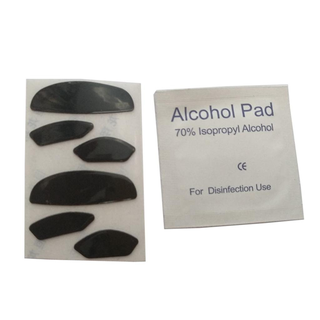 2 Pcs of Mouse Feet Mouse Skates for 310 Gaming Mouse Feet Replacement Black 0.6mm