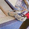 Micro-inlaid diamond chain ring tide niche design light luxury cold wind index finger ring temperament versatile model