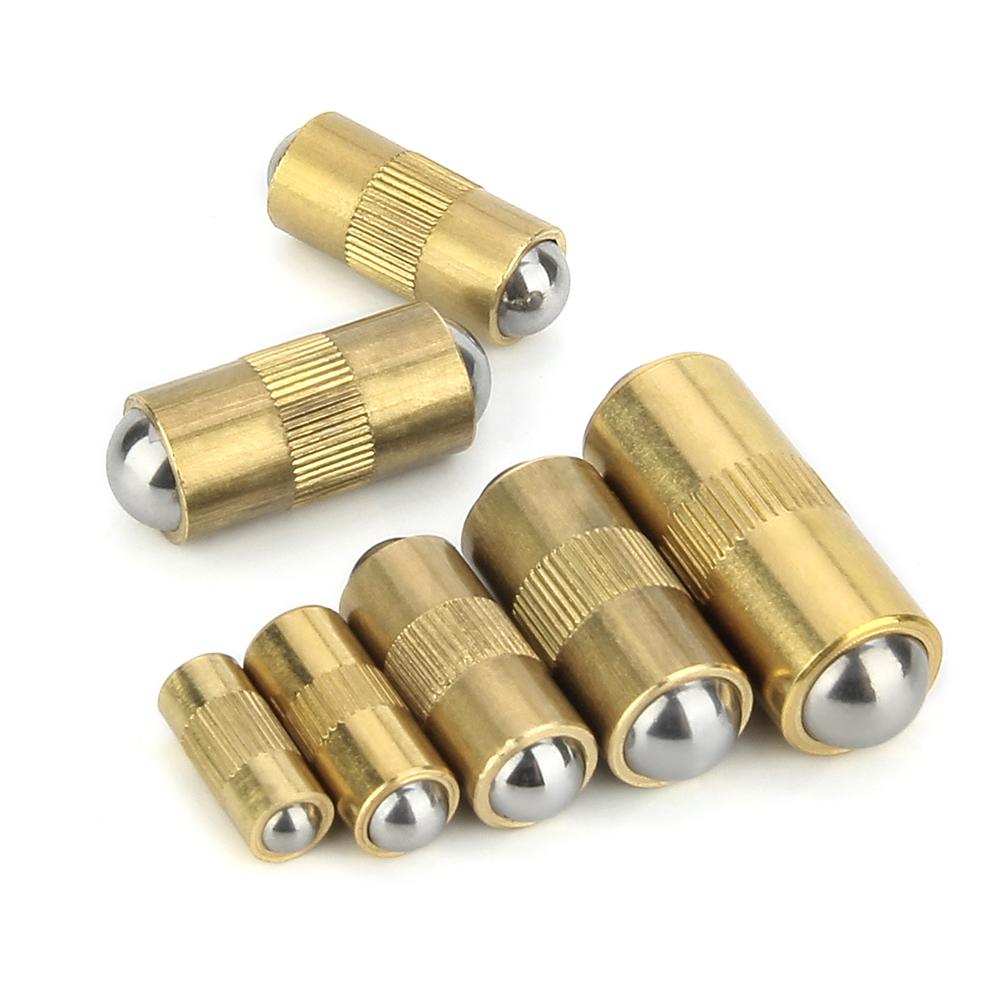 Dia2.5/3/4/5/6/7/8mm Brass Stainless Steel Both Side Ball Spring Plunger Mini Double Balls Plunger Locating Pin