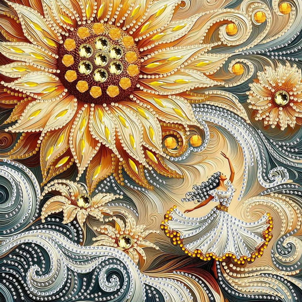 Diamond Painting, Special-Shaped Diamond Painting, Handmade Sticker Material Package 30 * 30 Diamond Sticker Diy Decorative Painting Cross-Border