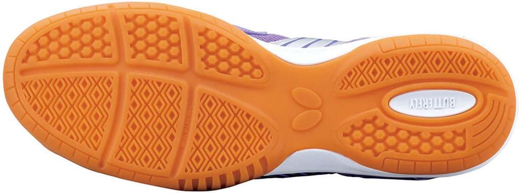 Butterfly Resoline Race Table Tennis 93690 Size Shoes, 243 Purple, 24.0