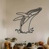 Minimalist Whale Iron Crafts - Elegant Indoor and Outdoor Décor, Perfect for Living Room, Bedroom, and Wall Decoration