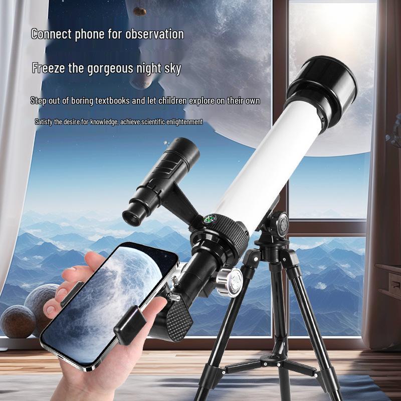 Xueyouma Kids' HD Astronomy Telescope - Professional Outdoor Stargazing and Scenery Viewing Toy, Ideal Student Birthday Gift