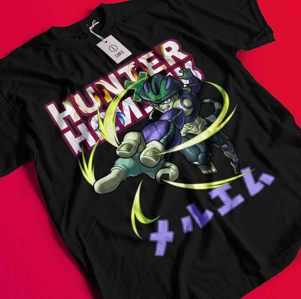 

Meruem T-Shirt Hisoka Tshirt Gon Hunter HXH Anime Shirt Pitou Netero Killua Tee BB574 S