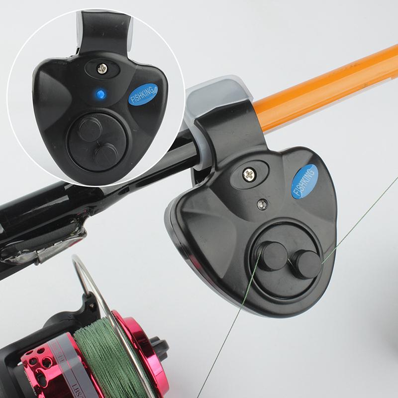 Electronic Fishing Bite Alarm With Loud Siren Camping Equipment Rod Buzzer Daytime Night Indicator Battery Included 1Pc