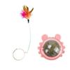 Interactive Feather Cat Teaser with Bell & Collar