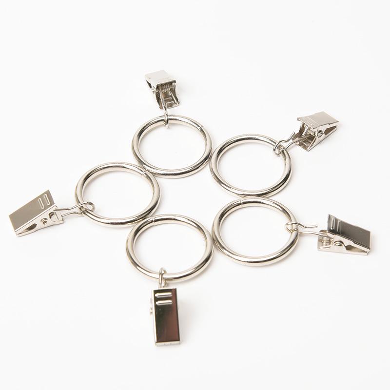 Římské kroužky na závěsy s klipy a háčky - Domácí doplňky