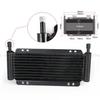 Heavy Duty Aluminum Oil Cooler Kit Universal Transmission Gearbox Cooler Set for Car Engine Overload and Racing