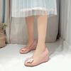 Schuhe für Damen 2026 Mode Sommer Neu Schmaler Ausschnitt Damen High Heels Runde Spitze Keilabsatz Schmetterlingsknoten Damenschuhe