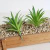 Mini Artificial Succulents Plants Realistic Fake Plants  Outdoor Indoor Decoration