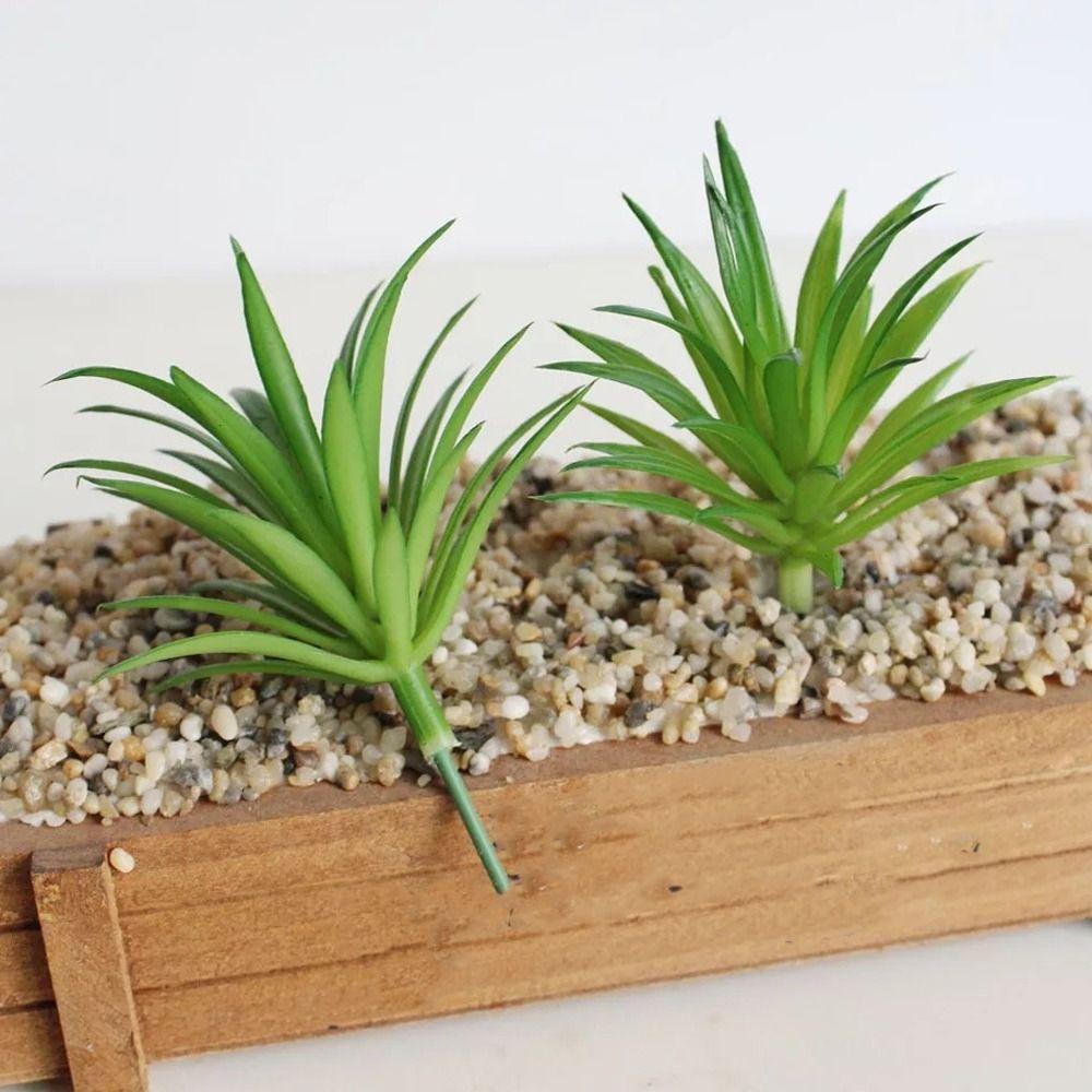 Mini Artificial Succulents Plants Realistic Fake Plants  Outdoor Indoor Decoration