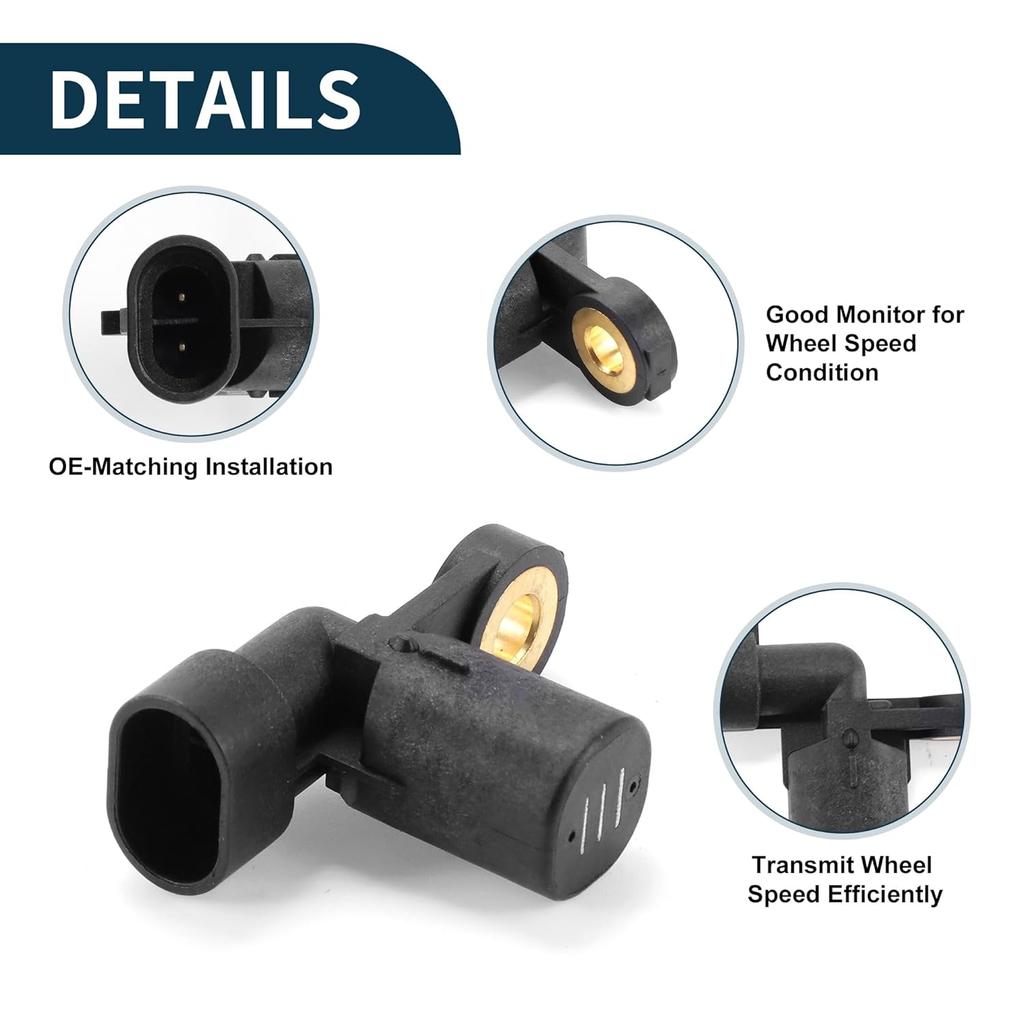 ABS Wheel Speed Sensor Front or Rear ABS Sensor Anti-Lock Braking System Sensor No.LJA2226AA for Jaguar Vanden PLAS 1998-2003