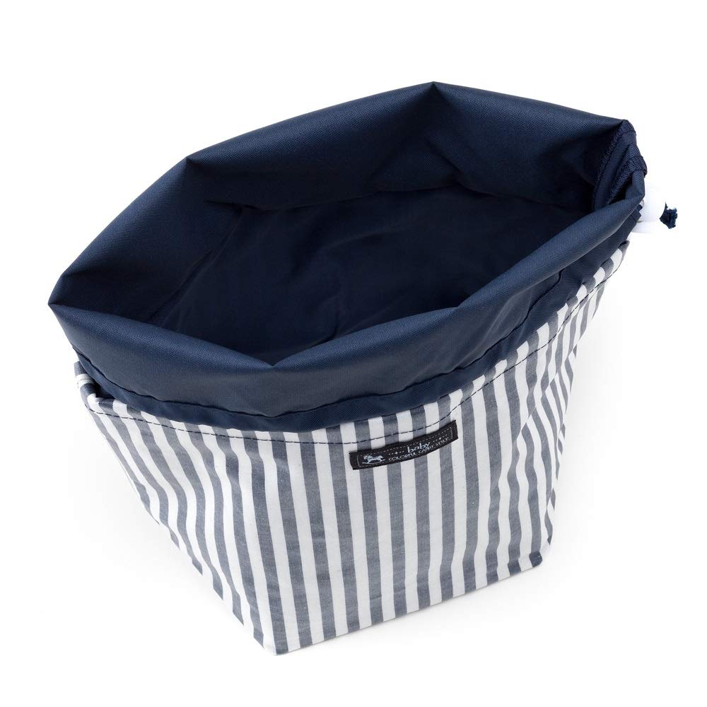 Deodorizační pouzdro na pleny pro Made in Basic Stripe Navy B1104800 (Stahovací šňůrka) Výlety, Japonsko, (100% bavlna), Modrý,