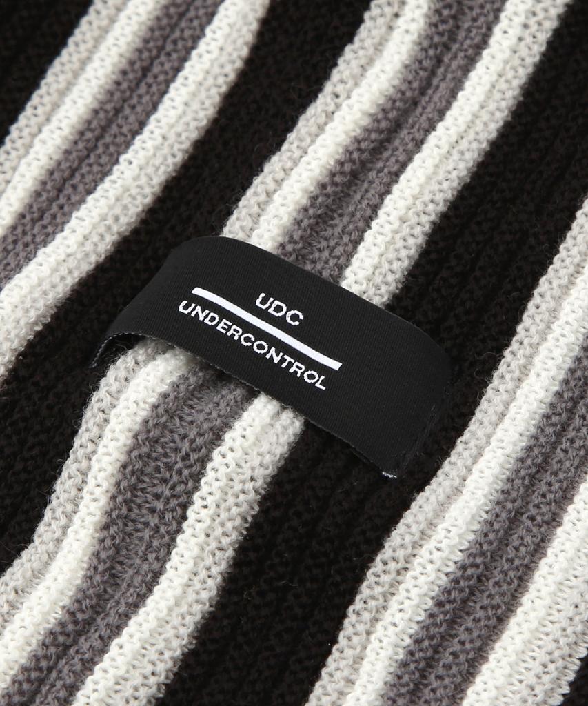 Eondeokeonteulol Striped Long Beanie Beanie / Vertical Stripe / Black