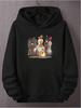 [Funny Chicken Hoodies] Unisex 2026 Couple Sweater Hoodies Printed with a Group of Funny Cartoon Chickens of Different Looks Desig