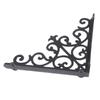 Suport decorativ vintage din fontă pentru raft Suport triunghiular de perete Rezistent la greutate Rezistent la rugină Suport pentru raft flotant Decor casă