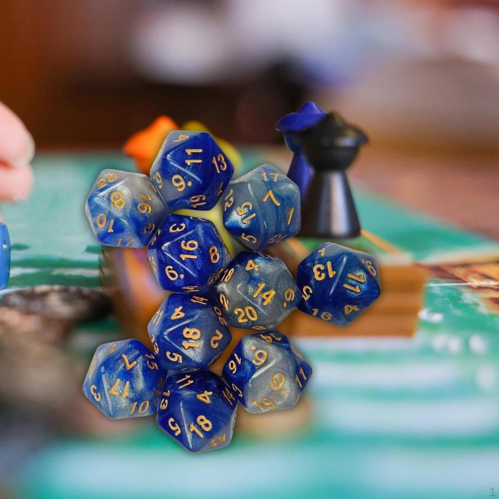 Polyhedral Dice Assortment for Interactive Gaming Sessions
