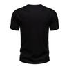 Herren Sommer V-Ausschnitt Kurzarm T-Shirts Herren Sommer Lässig Mode Atmungsaktive Kurzarm T-Shirts