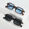 2022 Retro Square Frame Rivet Sunglasses for Women - European & American Fashion