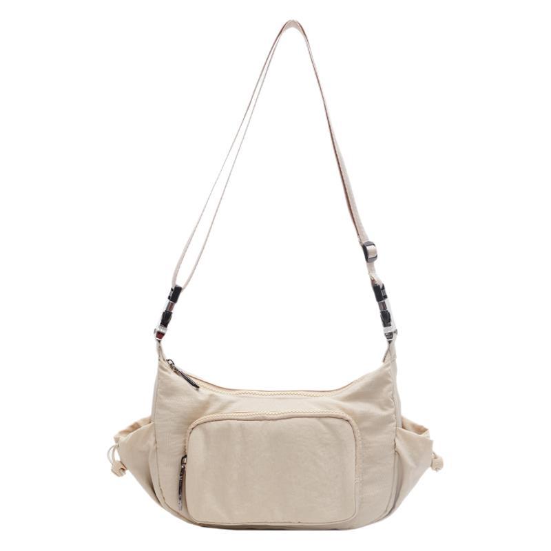 Women's bag Multi-pocket locomotive bag Super fire Solid color Spice girl Versatile armpit bag