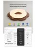 Chinese-Style Walnut Bedroom Ceiling Light: Smart Pumpkin Design, Super Bright, Eye-Protecting Fixture