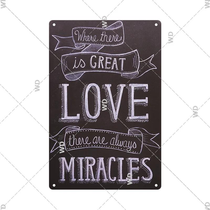 Retro Life Love Family Sentence Slogan Metal Tin Sign Vintage Metal Plaque Metal Wall Poster For Home Shop CoffeeWall Decor