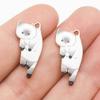 10Pcs Jewelry Making Tassels Animals Cat Pendant for Bracelets Keychain Crafts