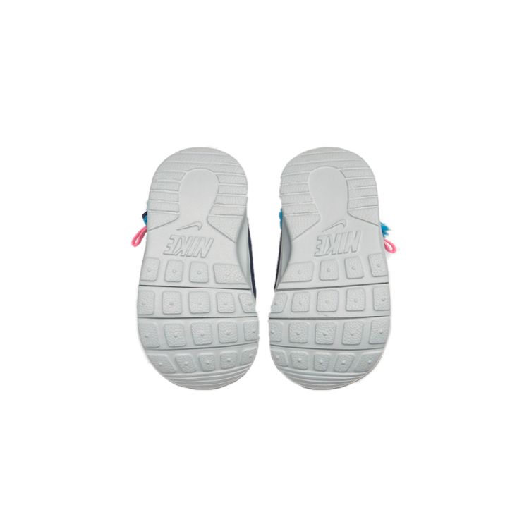 Nike Comfortable Casual Shock Absorbing Durable Warm High-Top Walking Shoes Baby Shoes Blue Pink 922870-400
