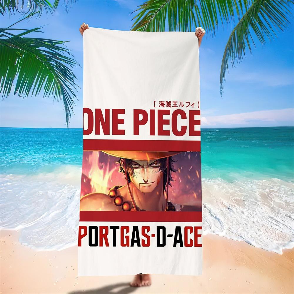 New Anime Character Printed Microfiber Beach Towel Quick Dry Water Absorbent Bath Towel