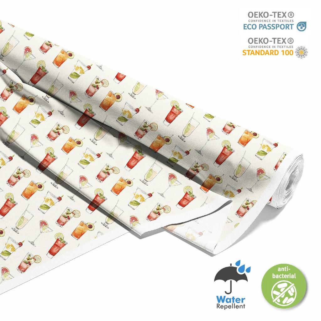 Outdoor Dekostoffe Oxford - Motiv Cocktail | Dx8776