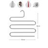 5pcs 5 Tiers Trouser Hanger Scarf Hanger Shawl Dress Clothes Scarf Tie Towel Closet Organizer