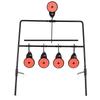 Cross-Border 4+1 All-Metal Outdoor Automatic Target Wind Chime for Shooting Practice