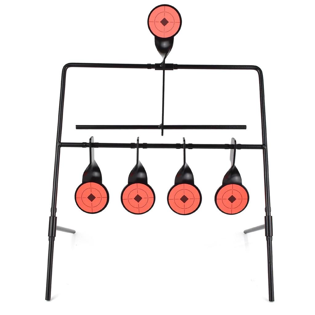 Cross-Border 4+1 All-Metal Outdoor Automatic Target Wind Chime for Shooting Practice